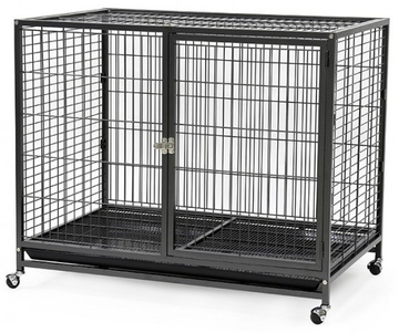 Lal Pet Folding Cage With Wheels - (Large)